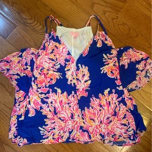 Lilly Pulitzer off shoulder top